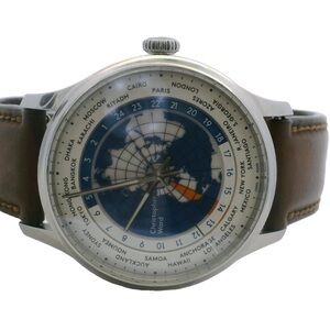 Christopher Ward C1 Worldtimer 43.5mm GMT Steel Automatic Watch